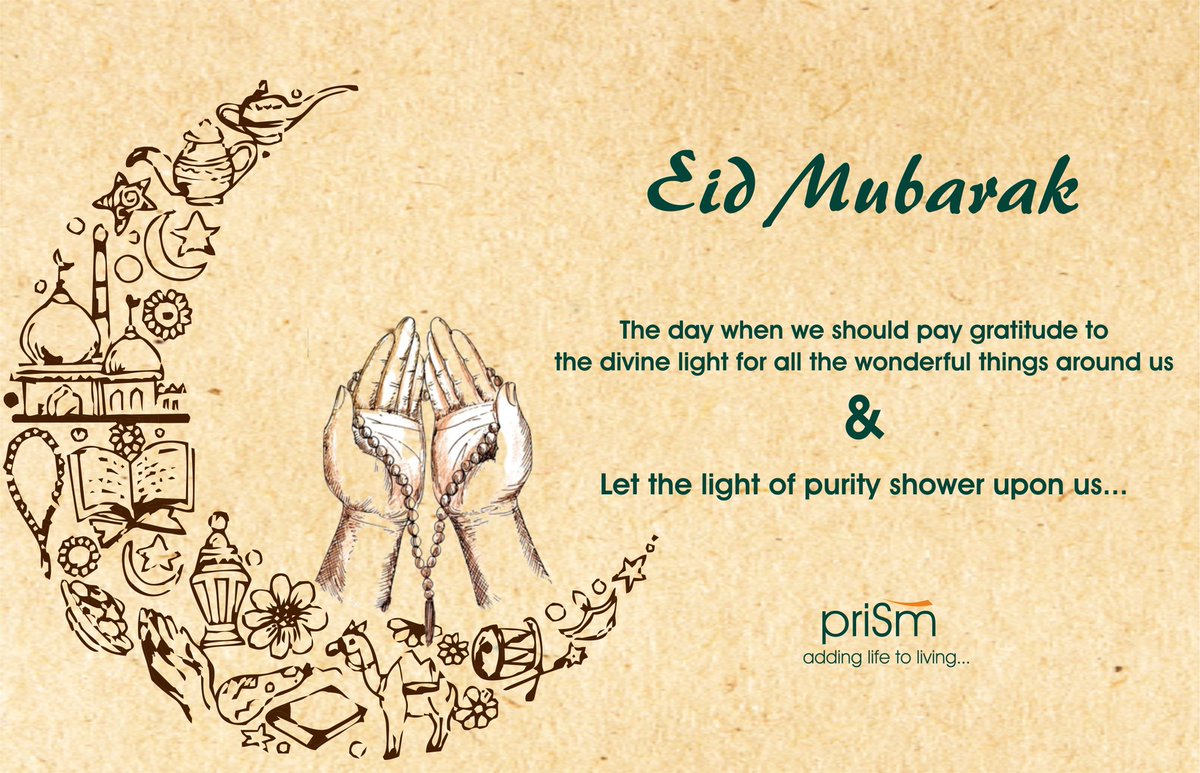 Lifeatprism's tweet photo. It's a day of rejoicing and bliss,
It's a day of blessing and peace,
It's a day to reflect and ponder,
Most of all, it's a day to celebrate together !
EID MUBARAK โจ๐
#eidulfitr #eidmubarak #prismites #lifeatprism https://t.co/6Sv09pLYfK