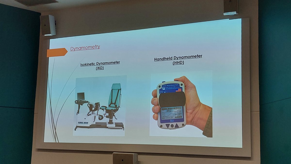 MMUPhysio_Res's tweet photo. As part of the @PhysioResSoc #PRS2023 PhD student Katherine @kmcnabbphysio gave a presentation showing the results of her study looking at the reliability and validity of quantifiable methods clinicians can use to assess hip strength @HPaC_MMU https://t.co/3sjPPDKxcs