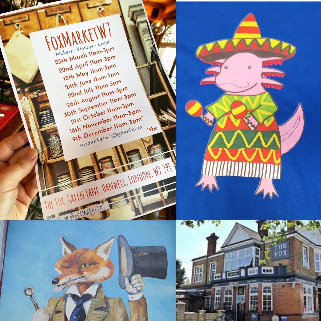 The fabulous Fox Market W7 is on again tomorrow in Hanwell, London! Hope to see you there! Many fantastic stalls! #elevenseshour @FoxMarketW7 #Hanwell #Ealing #London #LondonMarket #IndieFriday #UKBizLunch #22april #FridayFeeling #WestLondon #Ealingmums #SmallBizFridayUK