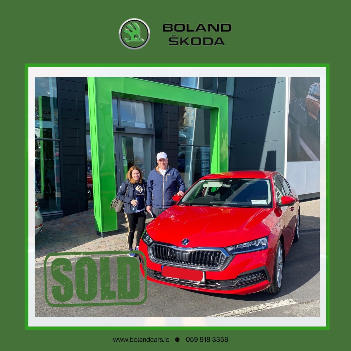 We always love seeing a familiar face at Boland Skoda Carlow! This couple from Laois has been a loyal Boland Skoda Carlow customer for years.❤️ #BolandSkodaCarlow #SkodaIreland #RepeatCustomer #HappyCustomers #trusted #sold