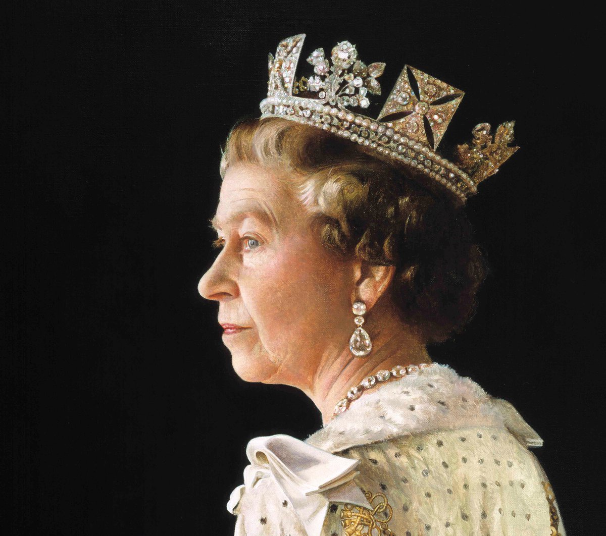 Remembering Her Late Majesty Queen Elizabeth II, who was born #OnThisDay in 1926. It was a great honour and privilege to have painted her portrait.