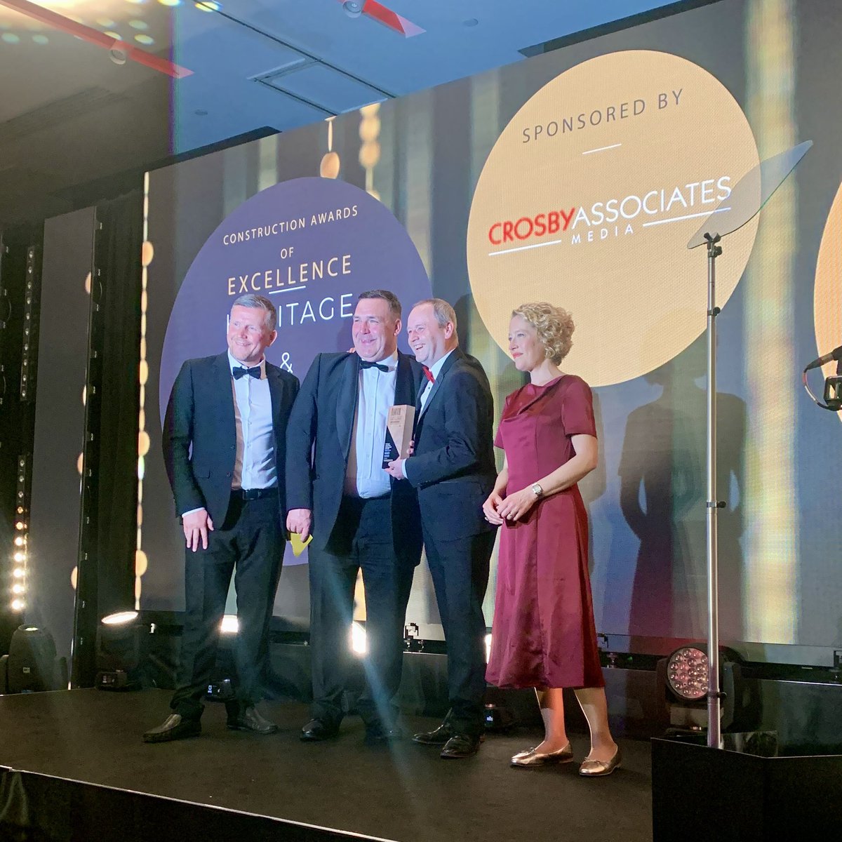 nfbuilders's tweet photo. Congratulations to the winners of the Heritage &amp; conservation building project of the year… @simpsonyorkltd for their work on Clifford’s Tower! 🎉@crosbyassociate thank you for sponsoring this #ConstructionAOE 🏆 https://t.co/CeMCJvvbAj