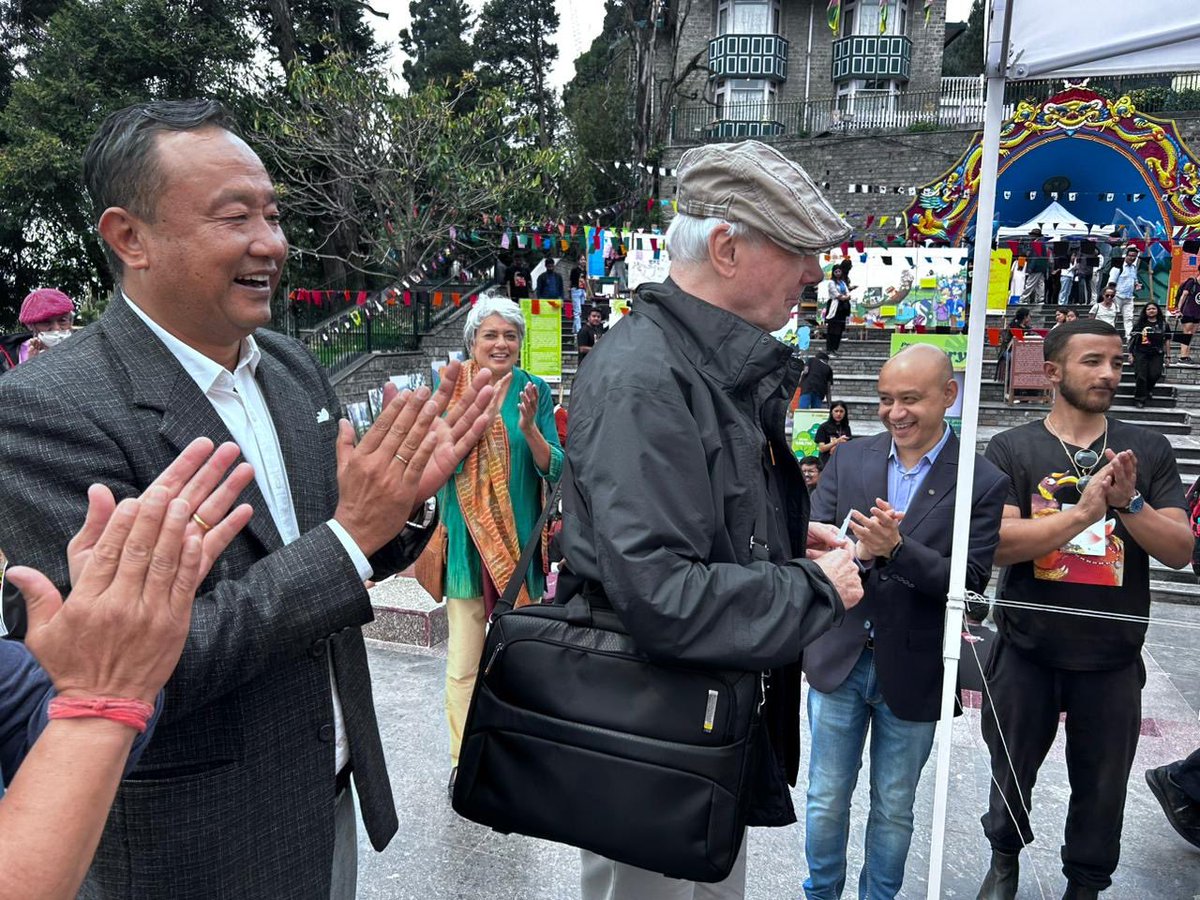 WWFINDIA's tweet photo. Vignettes from the celebrations at the Mall Road in #Darjeeling where @teekampagne, #WWFIndia and officials from the #GTA are celebrating 25 years of #ProjectSERVE (Save the Environment and Regenerate Vital Employment). https://t.co/kGXwTPzuQE