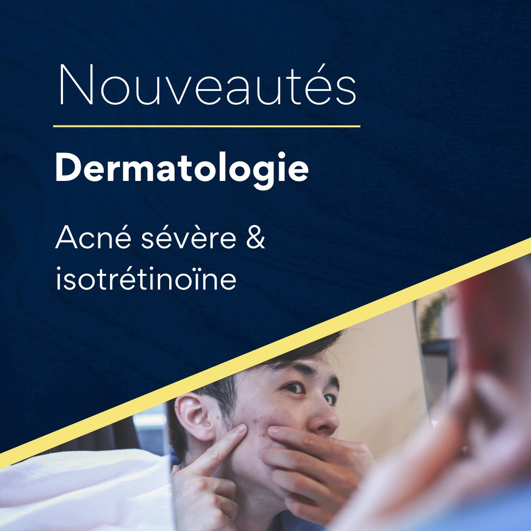 axilioSADM's tweet photo. Trois études ont récemment été publiées dans le Journal of the American Academy of Dermatology sur l’#isotrétinoïne, un dérivé de la #vitamineA utilisé dans le traitement de l’#acné sévère.

Êtes-vous à jour avec ces études ? #UpToDate l’est ! Par ici: https://t.co/u1LopzjR7I https://t.co/NYU5kki02C