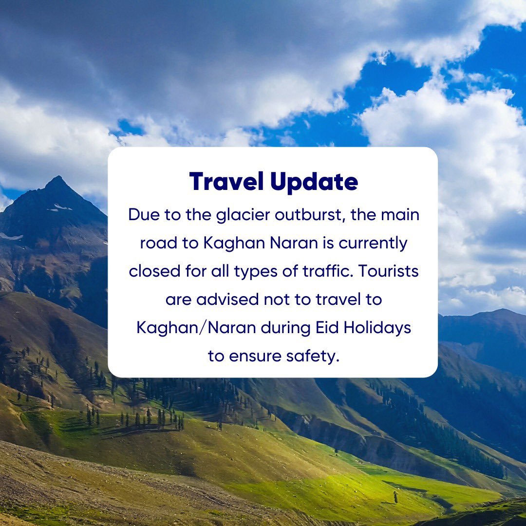 gozayaanpk's tweet image. Travel Update 🚨
 #Naran #Kaghan #Eid