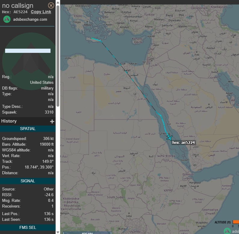 Laurent_Le_Bloa's tweet photo. USAF AC130J GHOSTRIDER fm #Chania landing #Djibouti French AF A400M #CTM2065 fm #Orleans to Djibouti 
#SudanCrisis 
@RAbdiAnalyst @Abdi678 @0g_ontheground  @OAbraar @Wild_JSL @_ngwata @YahyeSL @ManlikeAK47 @awkulmiyow https://t.co/9Zg4dpvvy2