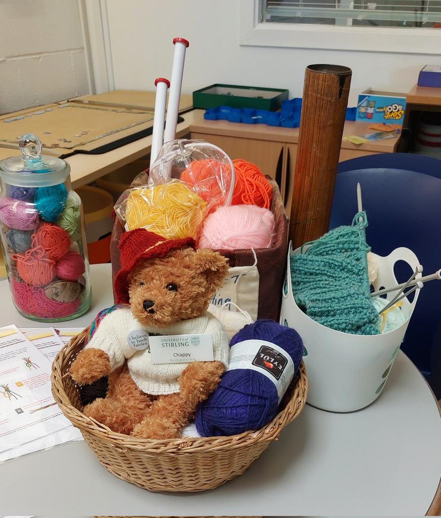 Chappy the Chaplaincy Bear at Stirling University tweet media