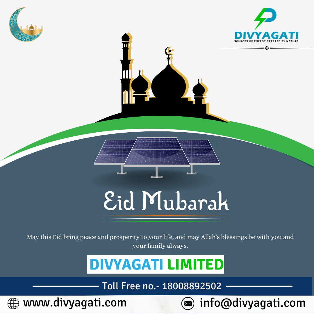 divyagatisolar's tweet photo. EID MUBARAK.!!
May this Eid bring peace and prosperity to your life, and may Allah's blessings be with you and your family always.
Divyagati Solar Solution.
Toll free no.- 18008892502
#ramdan2023 #Ramdan #ramdanspecial #ramdan_kareem #Ramadan #ramadan2023 #Eid #EidAlFitr https://t.co/8n7r7xygro