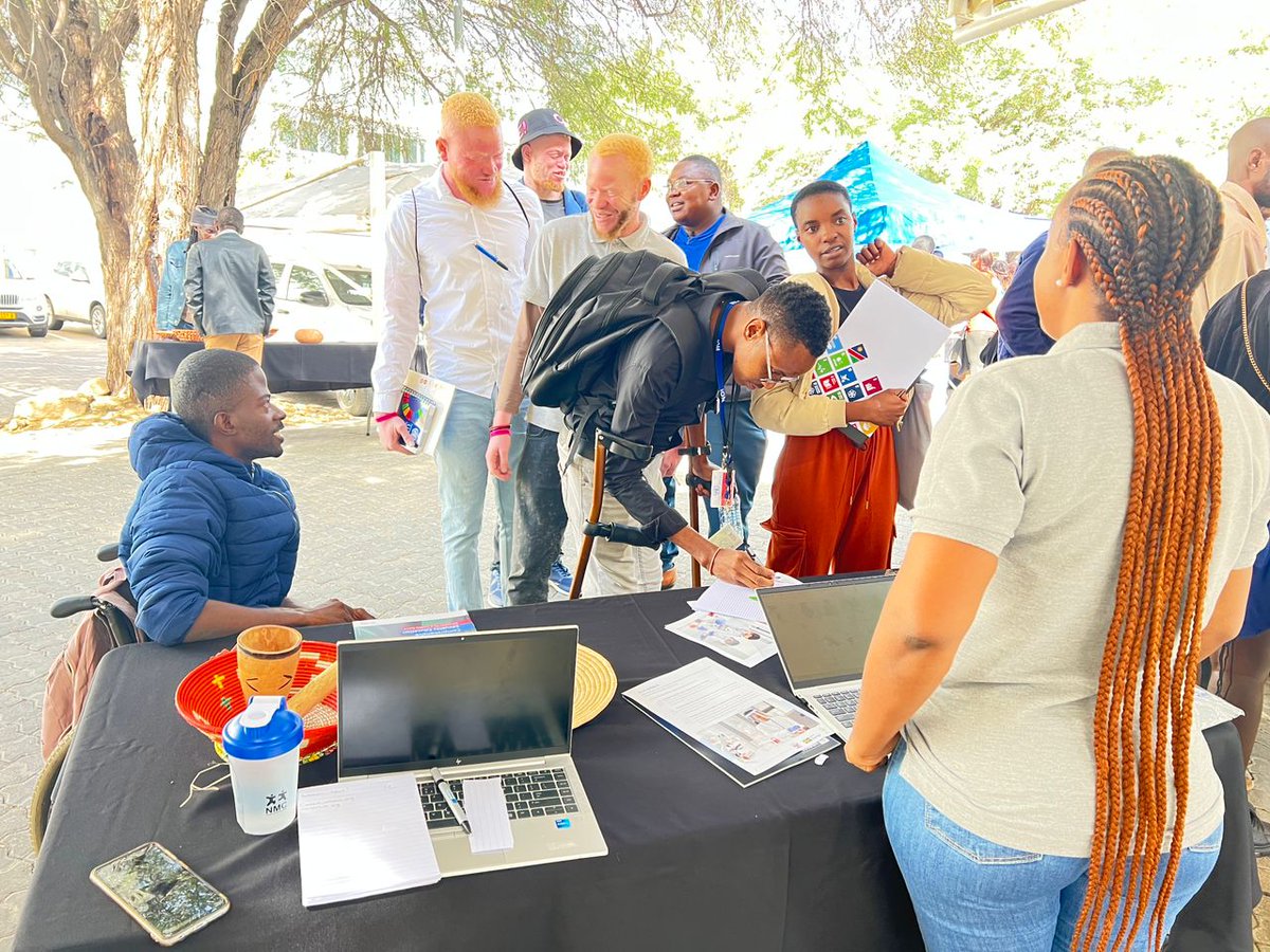 To further engage, recruit, retain & advance persons with disabilities in 🇳🇦, @UNNamibia  is hosting a Career Fair Day for persons with disabilities to achieve equal employment opportunities as per the #UN disability inclusion Strategy [UNDIS]
@UNNamibia