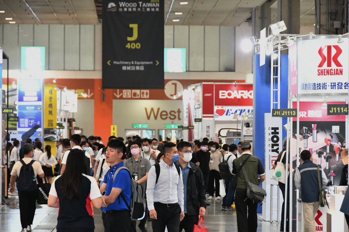WoodTaiwan's tweet photo. Day 2 at WOOD TAIWAN 2023 is still going strong! We just wrapped up a Timber Construction Sustainability Forum and have been thrilled to see so many visitors.

#WOODTAIWAN #Day2 https://t.co/3eD9CyRzP5