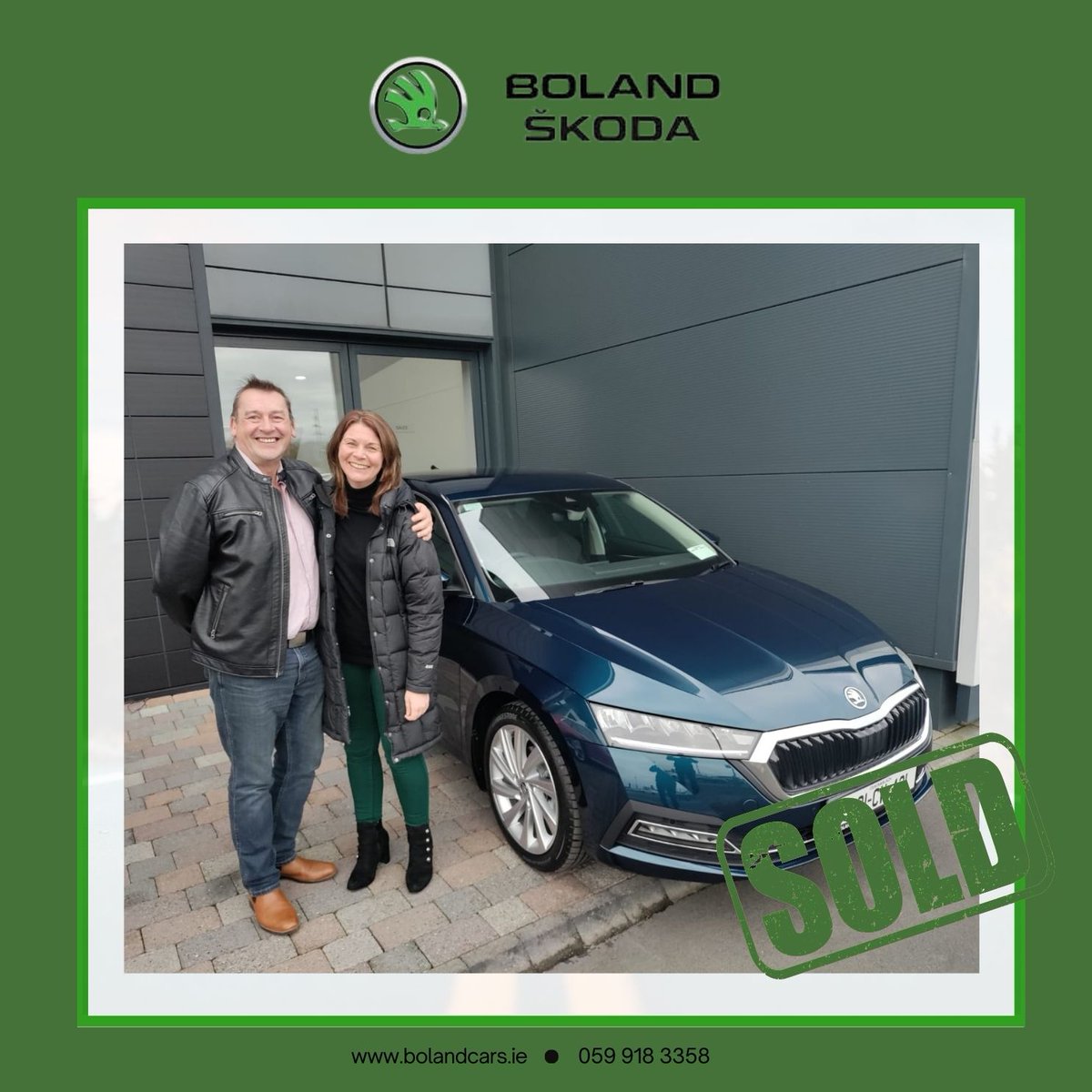 When Daniel and Rhona came to Boland Skoda Carlow, they were looking for a car that would suit their needs. After a few test drives and a lot of research, they finally found the perfect match - this beautiful Skoda car! #BolandCarlow #BolandSkodaCarlow #DriveBolandCarlow