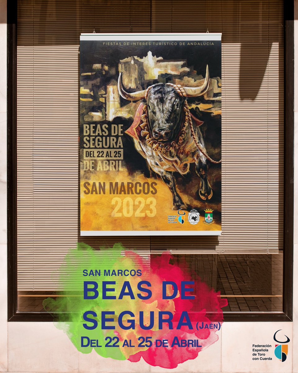 FETorodeCuerda's tweet photo. Estamos a las puertas de un intenso fin de semana repleto de cultura, tradición, emoción, pasión y riesgo; por la tradicional festividad de #SanMarcos 

Y en:

🔵#ArroyoDelOjanco⚪️ 
🟢#BeasDeSegura🔴 
🔴#Ohanes⚪️

 ¡¡Lo saben!!

¡¡VIVA SAN MARCOS!!

#TorodeCuerdaTorodeVida https://t.co/q6F4HtOaLg