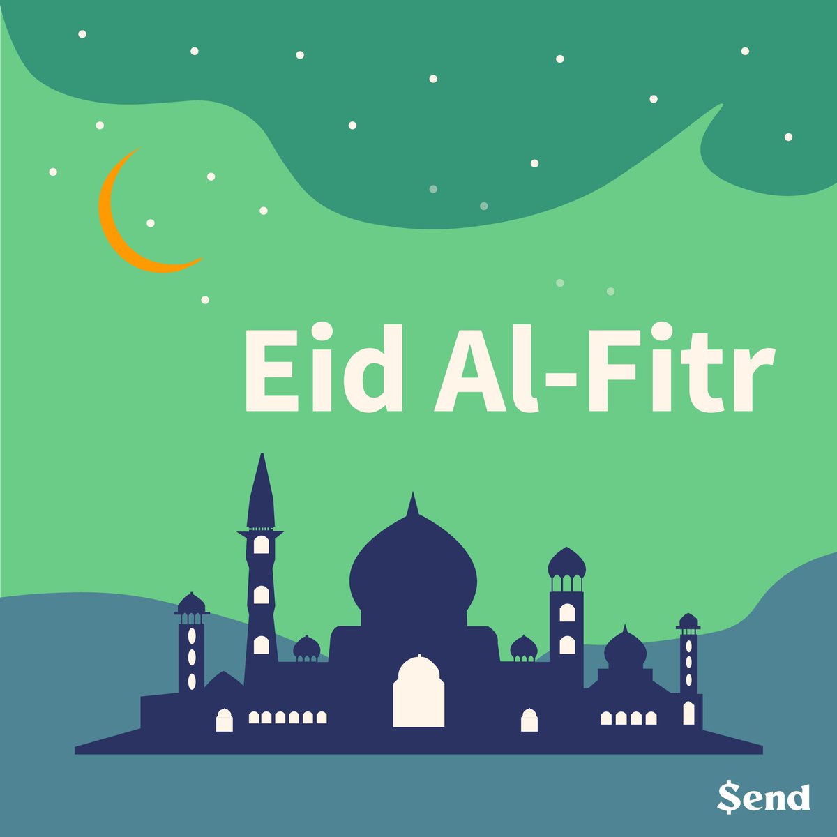 SendAppbyFLW's tweet photo. We wish a happy and blessed Eid Al-Fitr to all those who celebrate! 🎉

We pray that Allah accepts all your acts of worship and prayers during the holy month of Ramadan. 🙏🏾 https://t.co/b6eqrtqKef