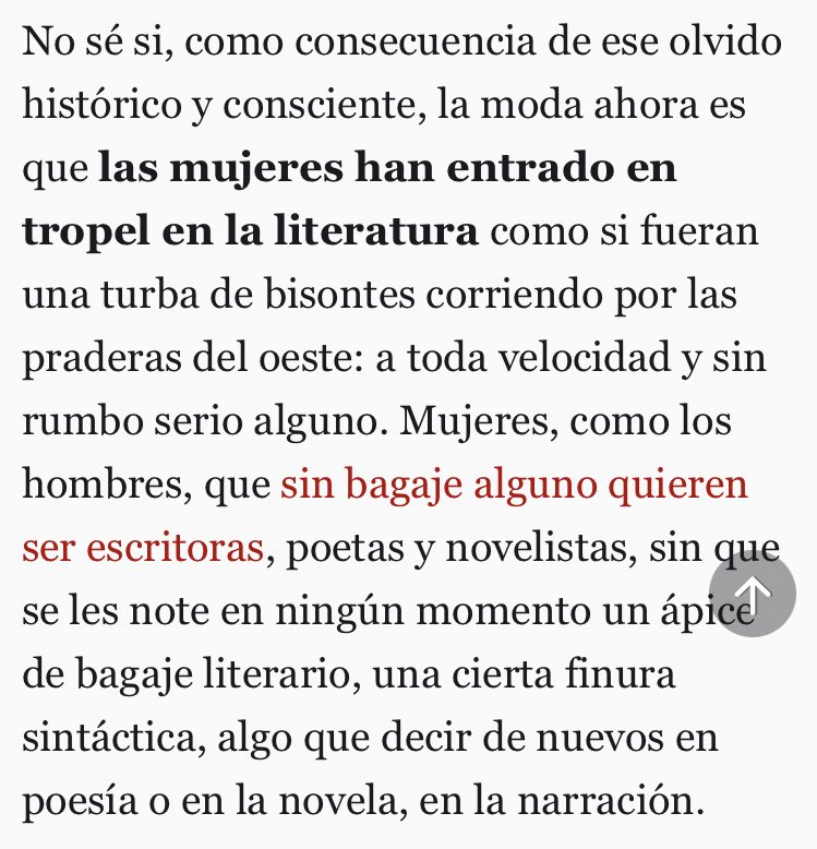 PereaConcha's tweet photo. La mujeres siempre hemos estado en la literatura y tenemos el mismo derecho a ser mediocres que los hombres. Parece que las mujeres solo tenemos derecho a ocupar un espacio si somos excelentes en todo, la excelencia se le debería exigir a todo el mundo. https://t.co/Dws8QGzdI8