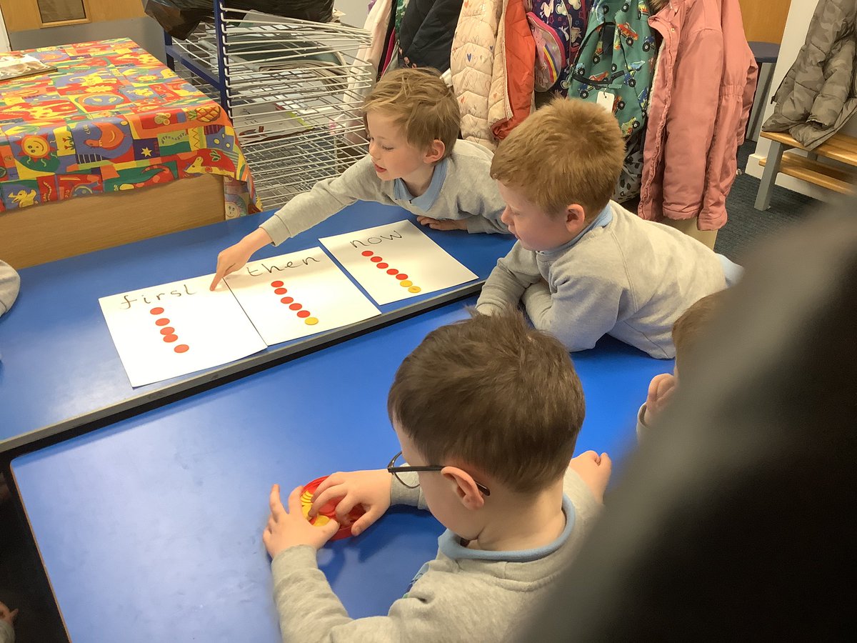 StAgnesRecClass's tweet photo. The children have really enjoyed doing their first, then and now stories whilst learning more about addition. #stagnesmaths https://t.co/nHVzv1CXpj