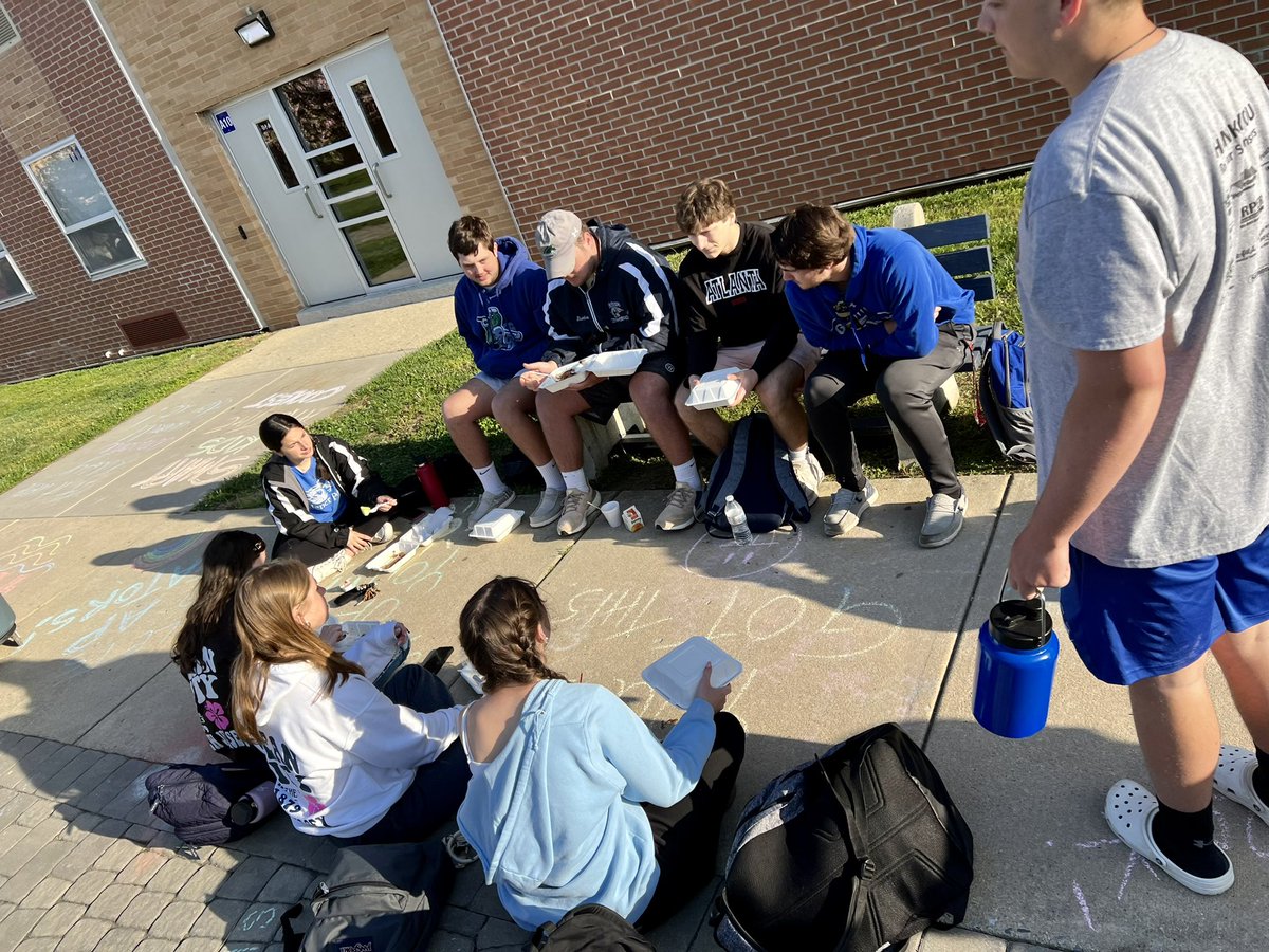 Denise Kane (@deniserkane) on Twitter photo 🐊Celebrated the 86 students taking Advanced Placement classes at <a href="/Official_GRHS/">Gateway Reg. HS</a> with breakfast in the courtyard on a beautiful sunny morning☀️Good luck as AP Exams start on May 1st📝💻 <a href="/coachpierro/">Jeff Pierro</a> @msmrocks <a href="/shanwhalen/">Shannon Whalen</a> <a href="/All4sand5s/">All 4s and 5s</a> <a href="/APforStudents/">AP for Students</a> <a href="/gatorAPUSH/">GatorAPUSH</a> #gatorAP 🐊Celebrated the 86 students taking Advanced Placement classes at <a href="/Official_GRHS/">Gateway Reg. HS</a> with breakfast in the courtyard on a beautiful sunny morning☀️Good luck as AP Exams start on May 1st📝💻 <a href="/coachpierro/">Jeff Pierro</a> @msmrocks <a href="/shanwhalen/">Shannon Whalen</a> <a href="/All4sand5s/">All 4s and 5s</a> <a href="/APforStudents/">AP for Students</a> <a href="/gatorAPUSH/">GatorAPUSH</a> #gatorAP