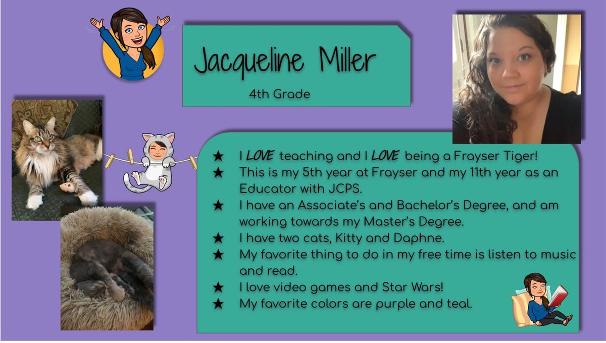 On this Thankful Thursday, Frayser Elementary's students and staff want to shout out how thankful we are for our Fourth Grade Teacher, Ms. Jacqueline Miller! Please join us by giving her some love below! 🐯💚 #FrayserTigersROAR #WeAreJCPS #AISuccess #ThankfulThursday