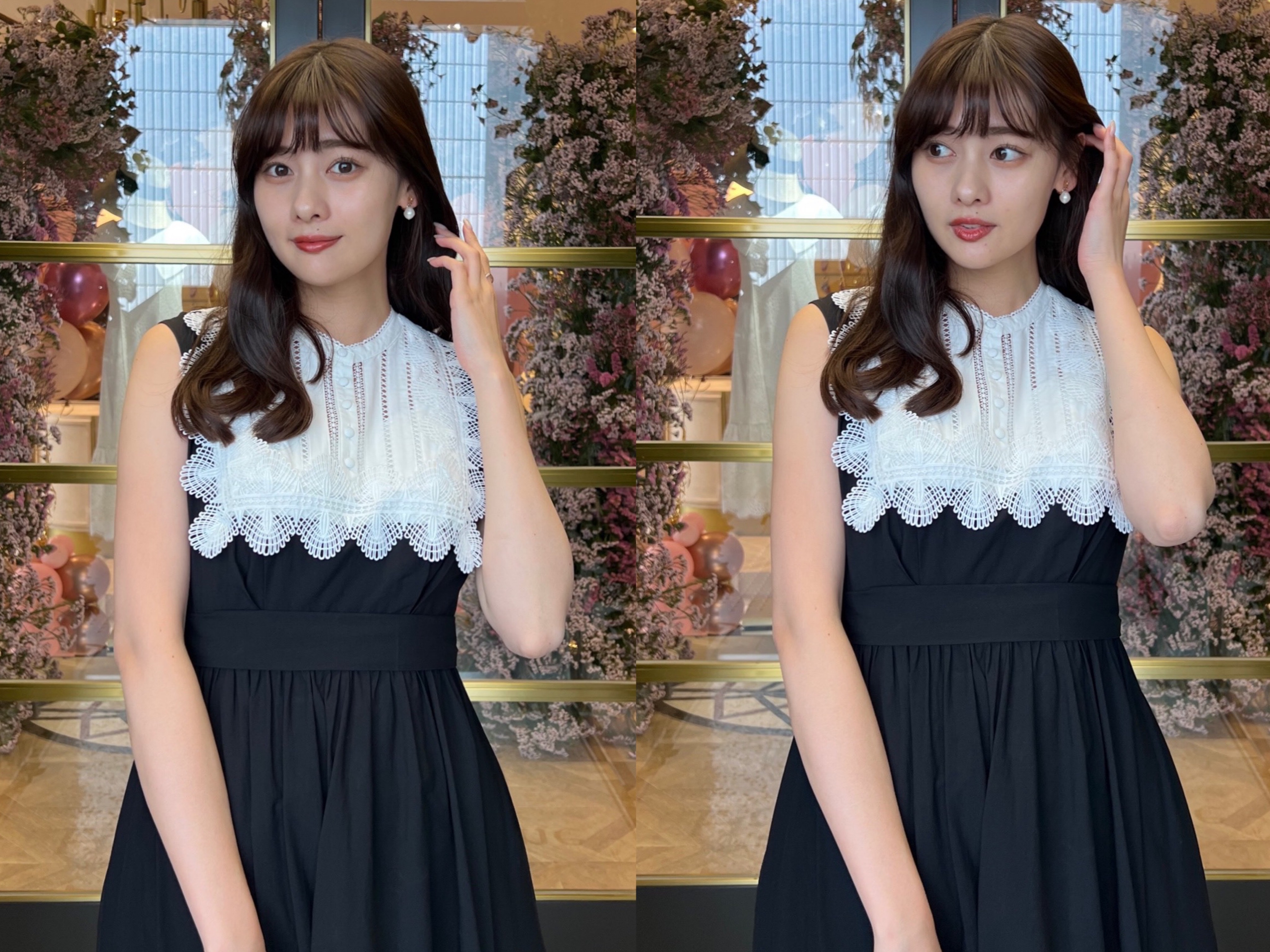 正規店仕入れの Herlipto Dress Long Cotton-Blend Grace ワンピース