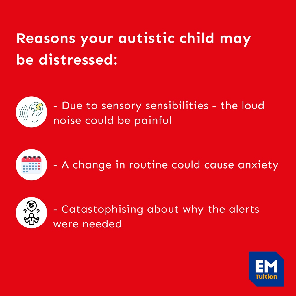 EMTuitionUK's tweet photo. Prepare them for what to expect:

2 ways to stop them getting an alert:
- Turn off their device.
- Put the device in aeroplane mode.

Post inspiration by Orkid Ideas.

#EmergencyAlertTestUK #Autism #AutisticChildren https://t.co/etMcFsLemr