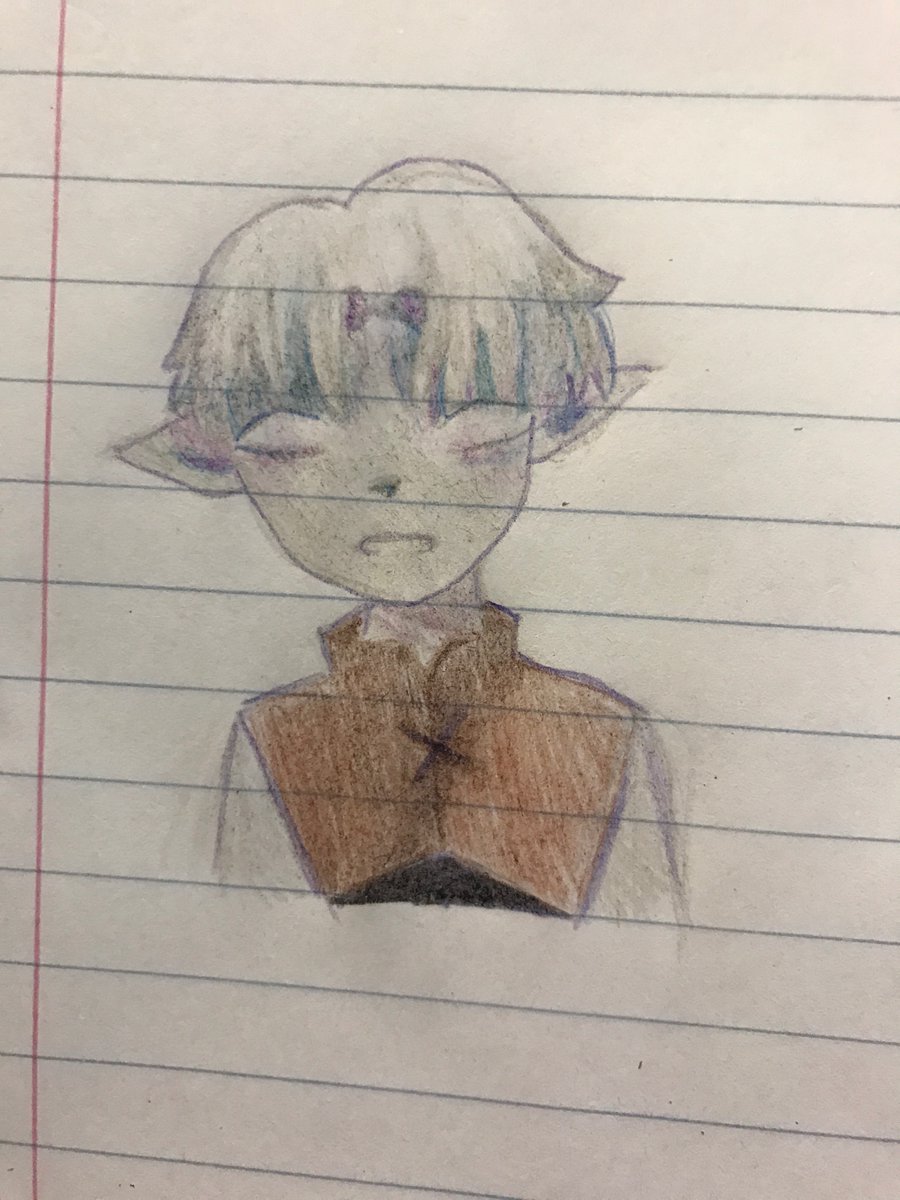 DoubleVexed's tweet photo. I don't use colored pencils much so I decided to mess around with them lol (why am I do bad at using them T-T)

#DnD #dndart #DnDcharacter #colorpencil #fantasy https://t.co/qtgdpr92NS