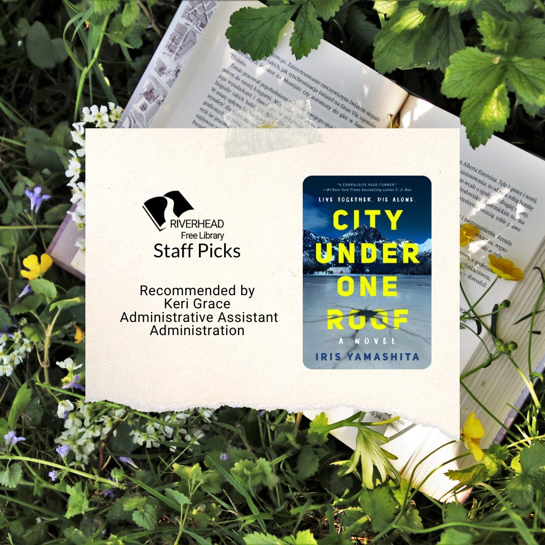 #StaffPicks: City Under One Roof by @IrisYamashita.'When a local teen finds a foot and hand on the beach, some speculate it's a
cruise passenger that has fallen overboard or committed suicide  but a detective from Anchorage shows up to investigate with her own personal motives.