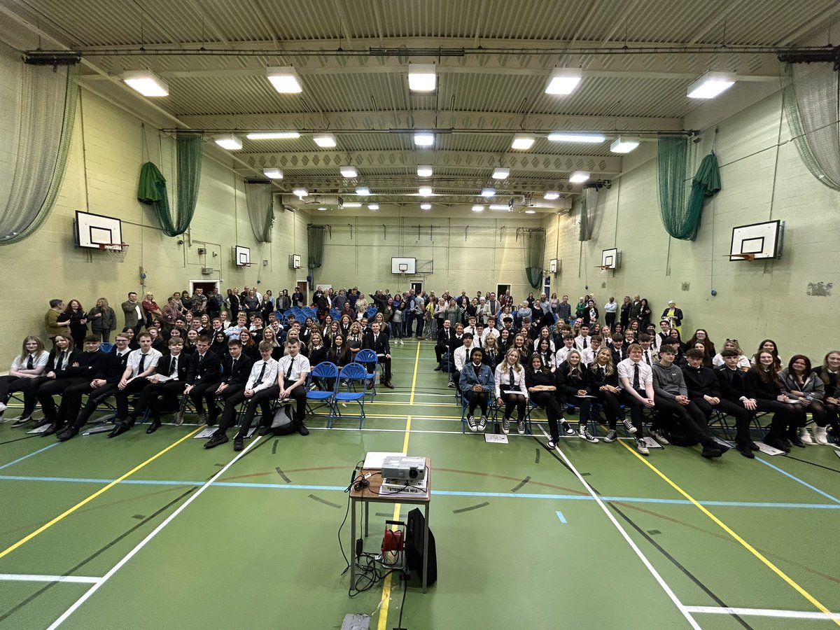 Record of Achievement ceremony for S6 pupils today. Everyone received their RoA folder and the nominees for the Albert Thomson Award received certificates. Joint winners were Madison and Ethan. The Susan Reid Memorial Science Award went to Erin. We are very proud of all our S6s.