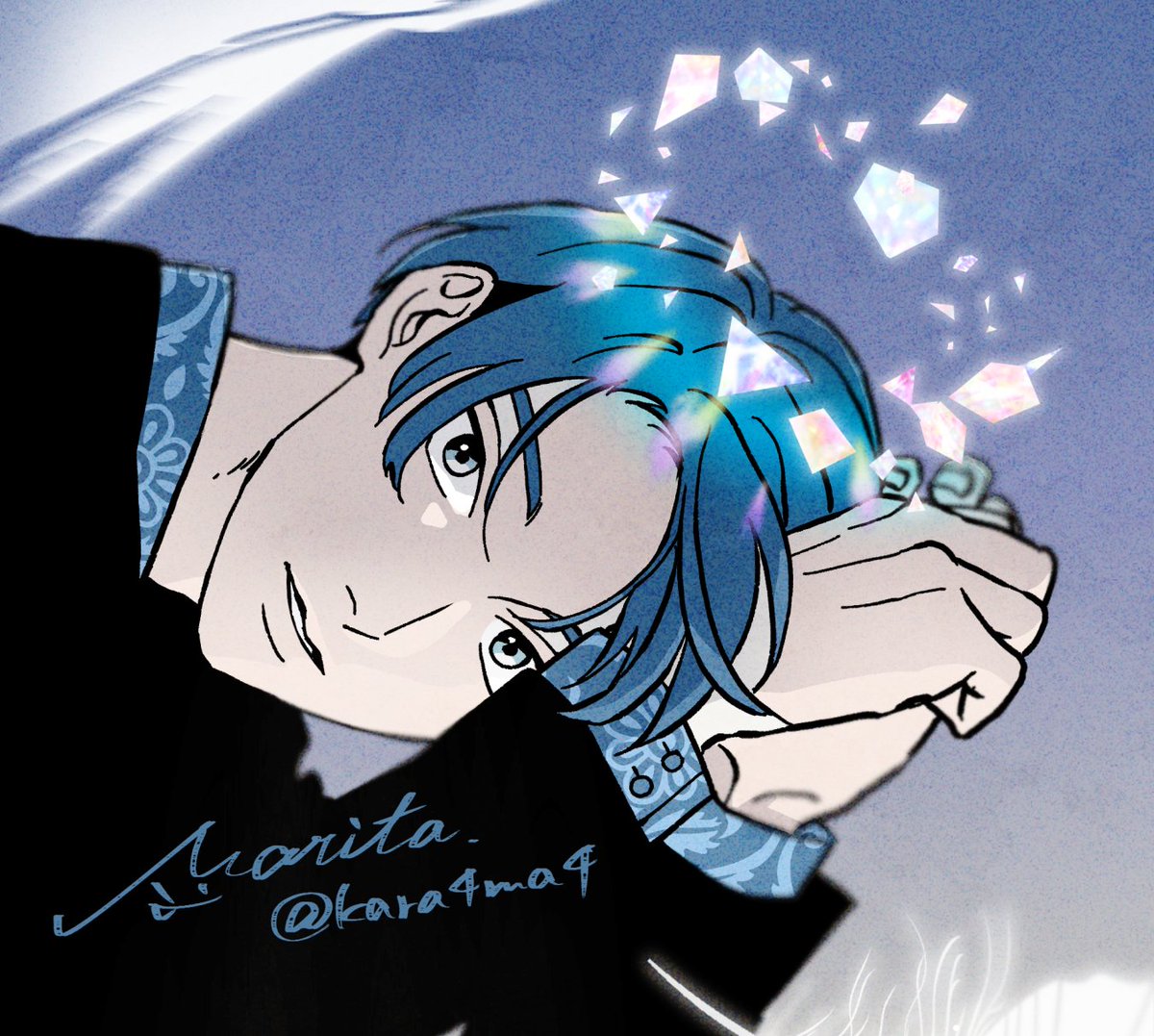 「"君くん"こと「ハル君」が生まれた日ですよ お誕生日おめでとう #君を知っていく」|Marita@やぶせん隔週木曜連載中のイラスト