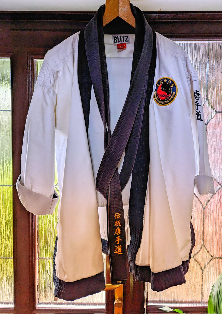 stubbyd's tweet photo. 1. Freshly ironed Dobok.✔️
2. Camera and spares ready. ✔️
3. Snacks assembled. ✔️

I am excited &amp; ready to 'share the line' tomorrow with my family from the Traditional TSD Fed &amp; all of our friends from around the world. 
Safe travels and good skill to all. #TangSoo #CardiffNIAC https://t.co/e6k6nKHJR9