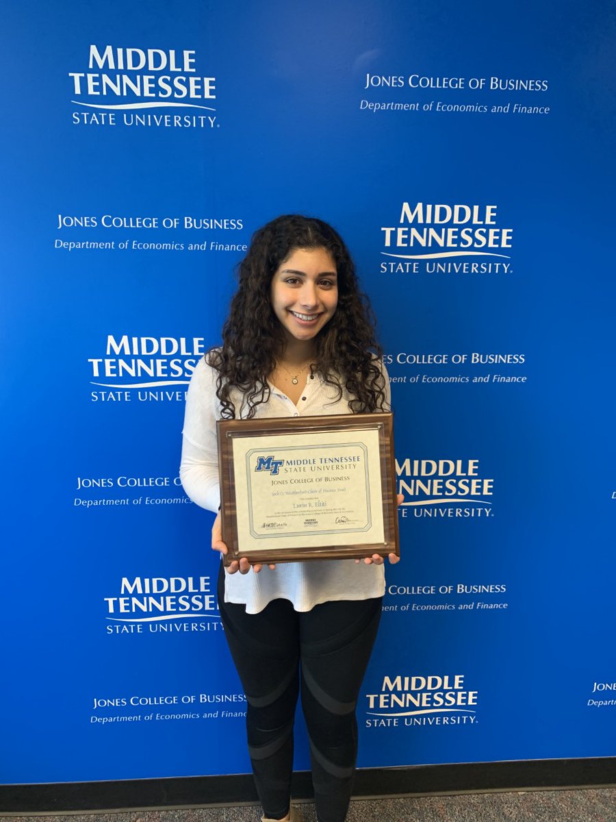 ECONOMICS & FINANCE at MTSU tweet media