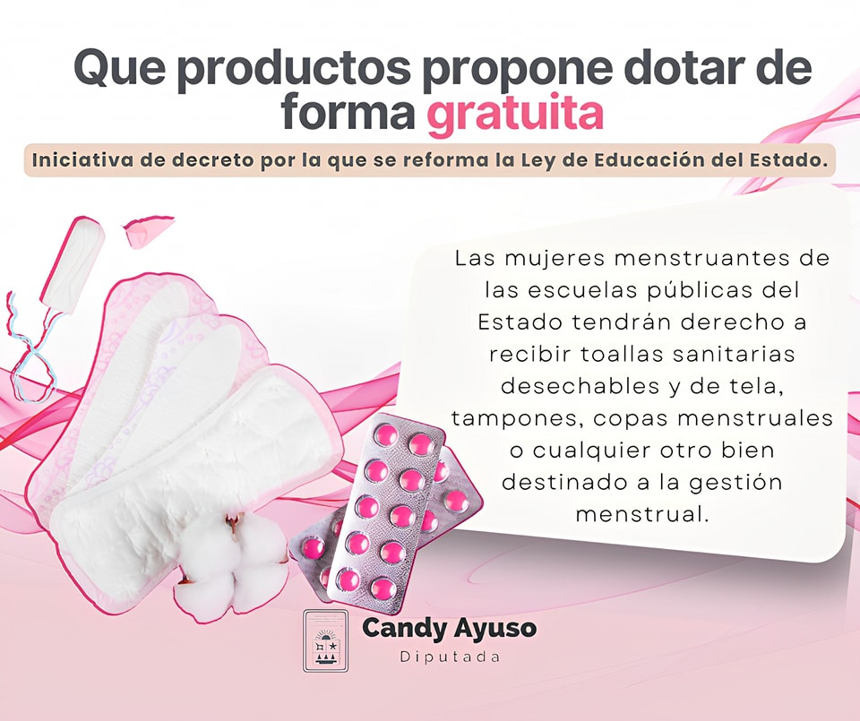 CandyAyuso's tweet photo. El acceso a productos de gestión menstrual adecuados no debería ser un lujo o una barrera para ejercer su derecho a la educación. 

La iniciativa #MenstruaciónDigna💗 es un paso importante para asegurar la igualdad de oportunidades y una educación inclusiva.

#PRImeroLaEducación https://t.co/IvEbs66U73
