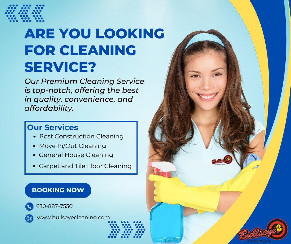 BullseyeSe's tweet image. Are you planning to do SPRING CLEANING?
Let’s us to do the best we do with our premium cleaning services!
For more details or a personal quote contact us at 
630 675 0096.
#housecleaningservice #deephousecleaning #movingcleaning #floorcleaningservices  #carpetcleaningservice