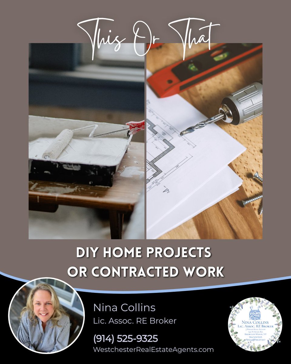 NinaCollinsRE's tweet photo. You have a home project that you are trying to complete! Would you rather try to do it yourself, or would you hire someone to do it?
#diyhomeproject #homeprojects #contractedwork #thisorthat #homerenovation #homeimprovement #NinaCollinsRealEstate #FlipFlopRealEstate https://t.co/GIE410yhMS