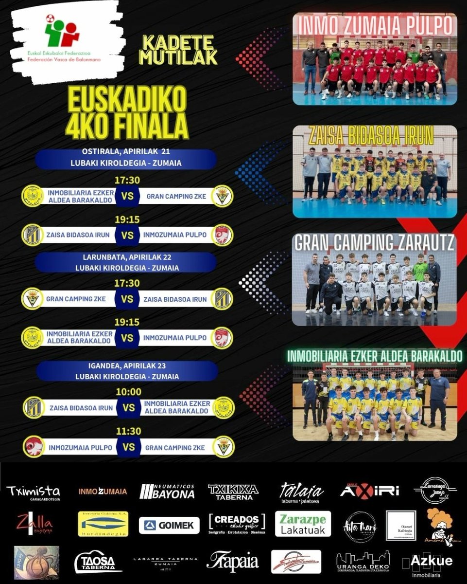 Sigue en directo el primer partido de nuestros cadetes.

Vamos equipo 💛💙💪

youtube.com/live/M-HmQKfdx…

#harrobia #cantera #JuntosLoConseguiremos #elkarrekinlortukodugu #Barakaldo #GoazenBaraka #vamosbaraka #queremosvolver #euskaleskubaloia