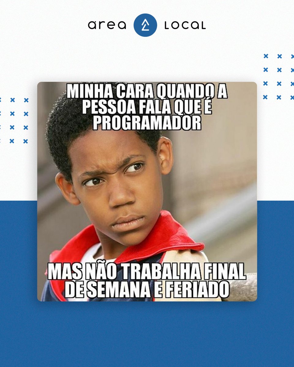 arealocal's tweet photo. Ainda bem que aqui na Área Local as coisas são diferentes.
😂🤭
Bom feriado para todos, que estão em casa e que estão trabalhando.
#arealocal #feriado #programador #showall #21deabril https://t.co/1nyQtEGYZC