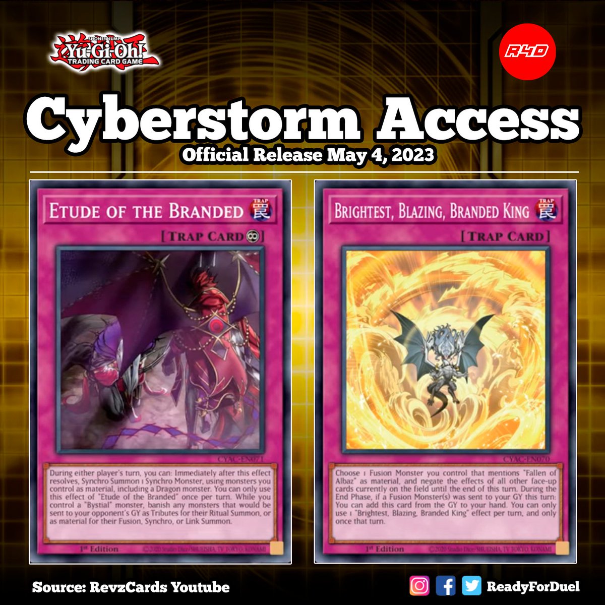Readyforduel's tweet photo. Albaz and Despia cards from Cyberstorn Access
Source: RevzCards
https://t.co/z7JXtHCQgd
#遊戯王 #TCG #YuGiOh #MasterDuel https://t.co/Q0ncb0I6XO