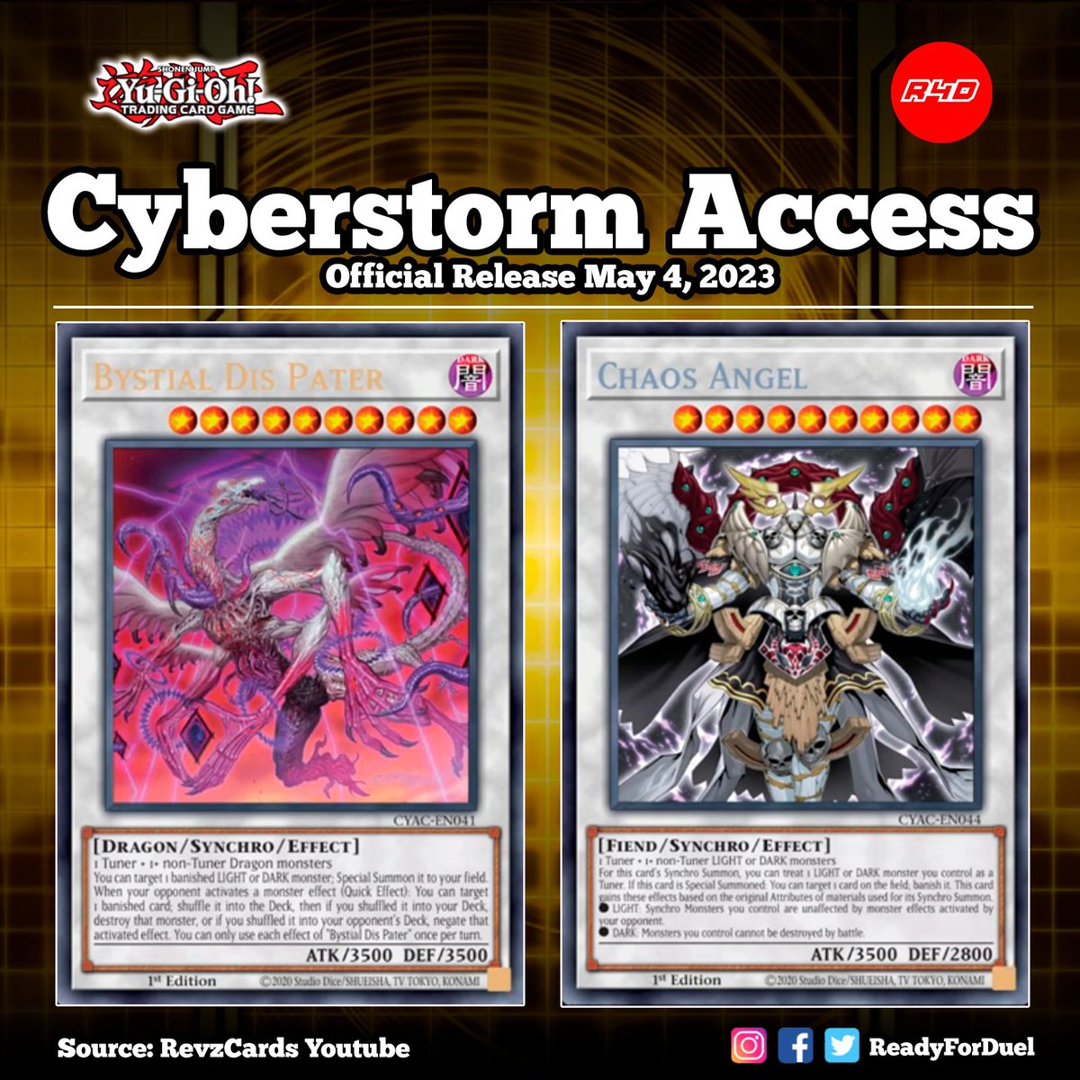 Readyforduel's tweet photo. Albaz and Despia cards from Cyberstorn Access
Source: RevzCards
https://t.co/z7JXtHCQgd
#遊戯王 #TCG #YuGiOh #MasterDuel https://t.co/Q0ncb0I6XO