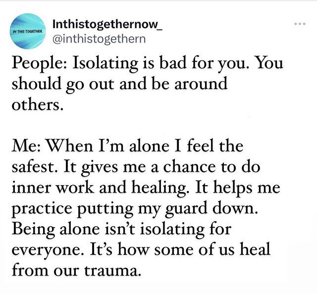 RhiaCrewe's tweet photo. 💜 Isolating is how I survive! 💜 https://t.co/wlycNhHcJy