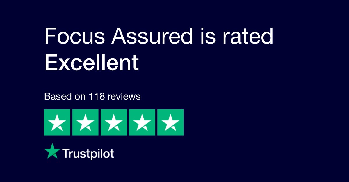 FocusAssured's tweet photo. We are now rated 4.9 by our customers on Trustpilot! https://t.co/QovZMu6YK8 https://t.co/xiuHoLU1nQ