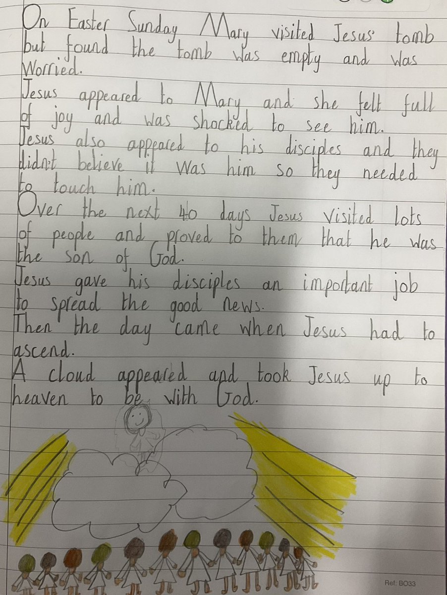 MrsKohlersClass's tweet photo. In RE we have been learning about Ascension and have showed super understanding. We have written about the events of Easter and drawn some beautiful pictures to illustrate our ideas. @LT_Trust https://t.co/llD2wJxnl7