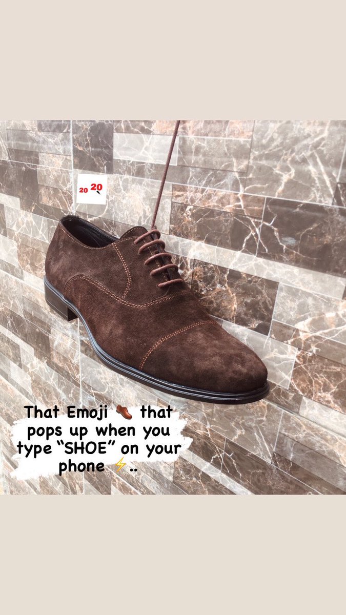 IGHALO2020's tweet photo. That Emoji that Pops Up When You Type “SHOE” On Your Phone 📲👞..

A Size 44⚡️Bespoke-Made is  Currently available for Order ..
Price* N25,000
Delivery is Nationwide 🌎
Order via- https://t.co/hbAeciuodL
Vabranium #EidMubarak Sabinus Withdraw https://t.co/J1wLY7J0KR