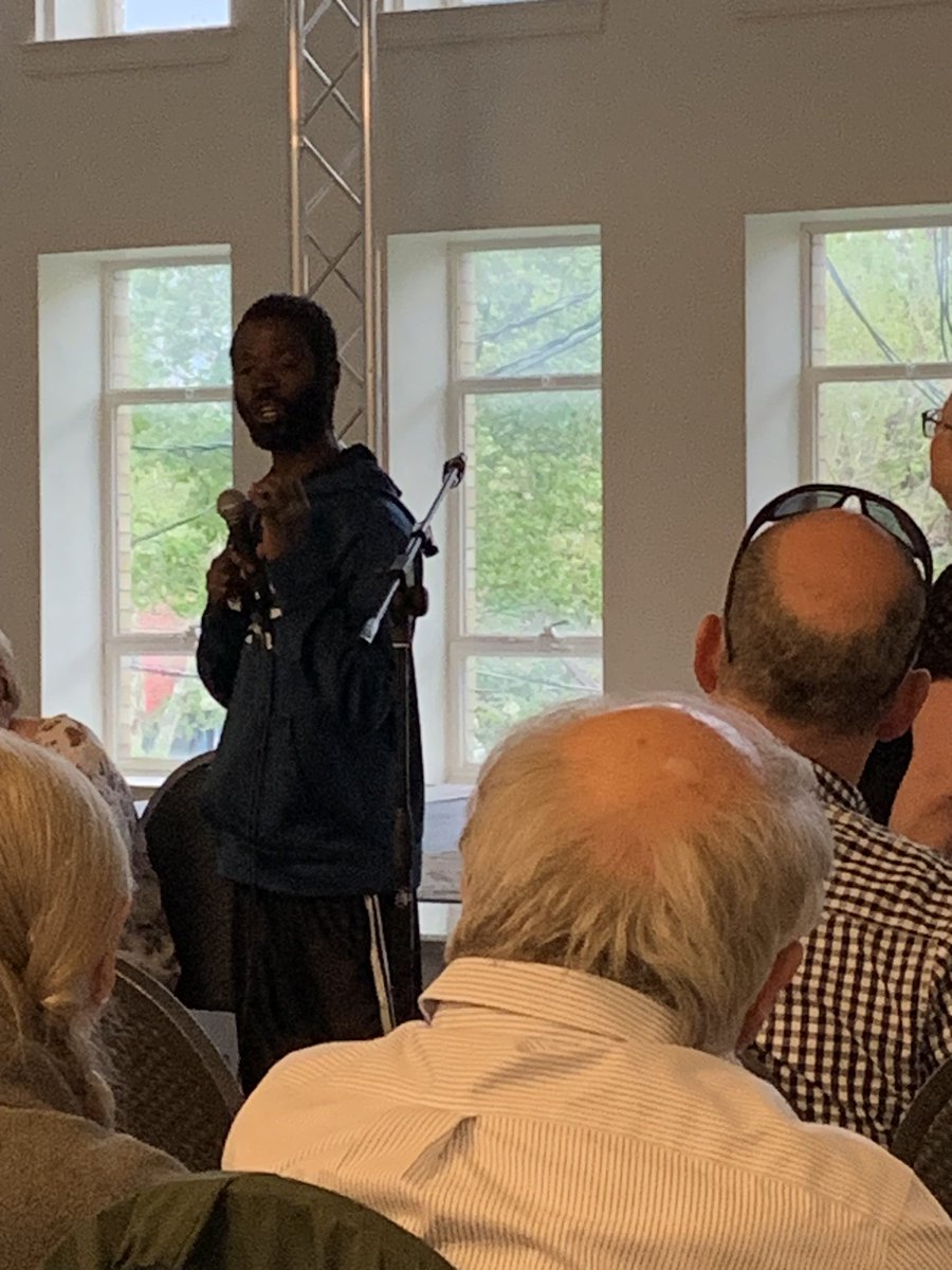 What an amazing evening at <a href="/theartsfed/">The Arts Federation</a> for the Voices of Homelessness show. Over 50 in attendance to hear directly from guests about their experience on the streets. #artispowerful #knowledgeispower