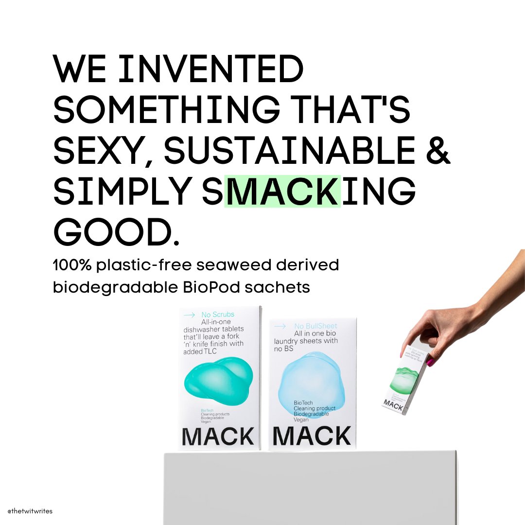 thetwitwrites's tweet photo. Poster one
One Minute Brief of the Day: Create posters to advertise 100% plastic-free seaweed derived biodegradable BioPod sachets from MACK ahead of #EarthDay #SeaweedSachets @OneMinuteBriefs @keepitmack https://t.co/wueEphcNC3