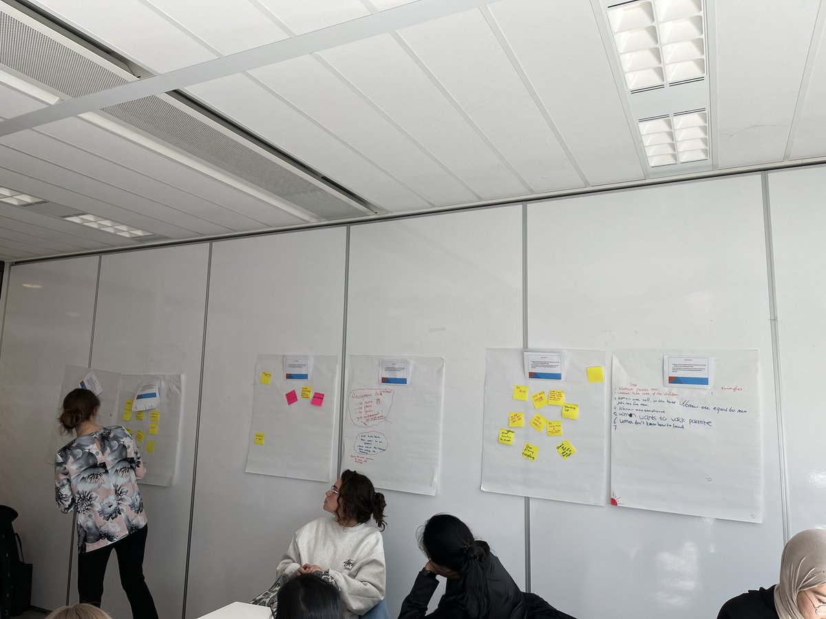 MonikaKFoster's tweet photo. Women in Leadership workshops in action at HvA Amsterdam University of Applied Sciences. @NorthumbriaUni @HvA https://t.co/GrlRi0DYmV