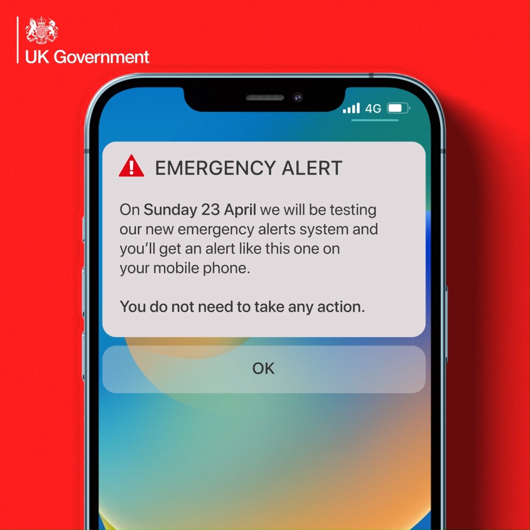 NCSC UK on Twitter "The new Emergency Alerts system will be tested