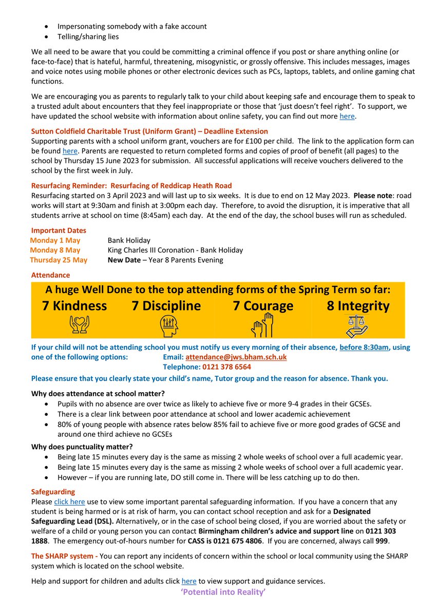 TRSSchool's tweet photo. Out latest JWS Update is out now #debatewinners
#sixthformdebating #onlinesafety #parentview #attendance #potentialintoreality @the_atlp https://t.co/wsZOGA1m8P