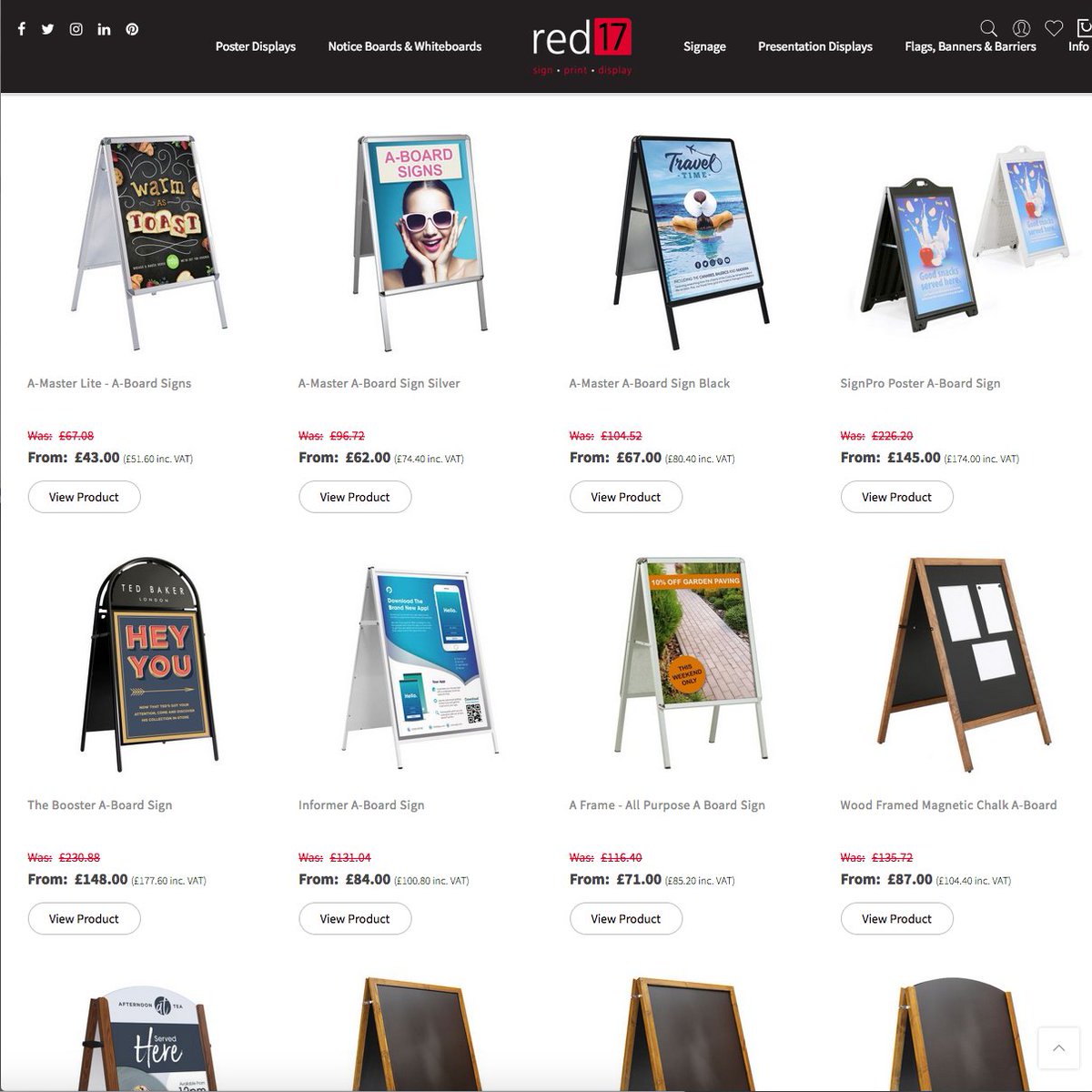 Red17_'s tweet image. Bulk Buy A-Board Signs!
On Sale with quantity discounts and free &amp;amp; next day delivery options. #signs #signboards #aframesigns #aboardsigns #signage #red17

ow.ly/e6H750NP7af