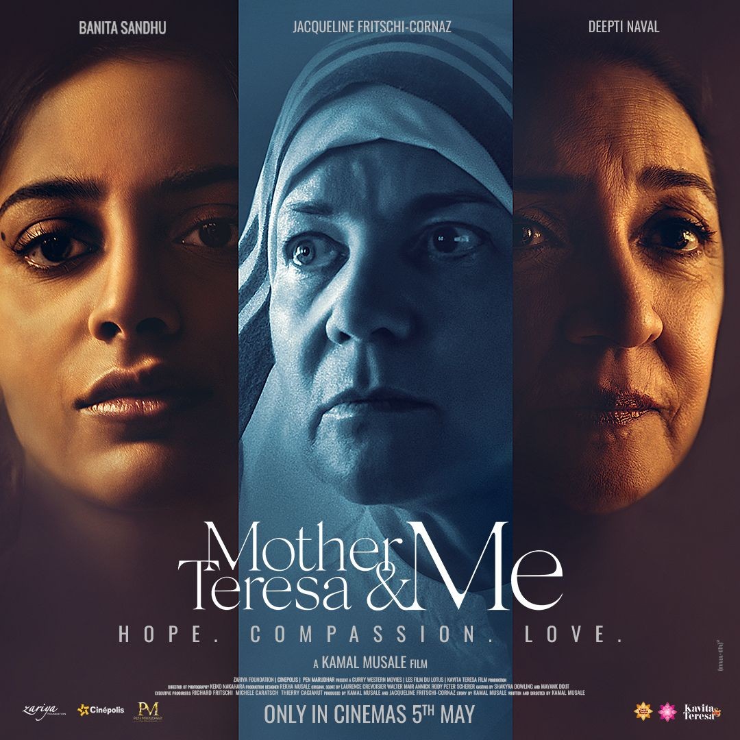psagarindia's tweet photo. A BIG congratulations ✨to our dear friends Jacqueline Fritschi-Cornaz &amp; Richard Fritschi for the upcoming release of #MotherTeresaAndMe (Only In Cinemas 5th May 2023). 

Read more @ https://t.co/6H6gqP8Ba6 https://t.co/H8VaFoy6uZ