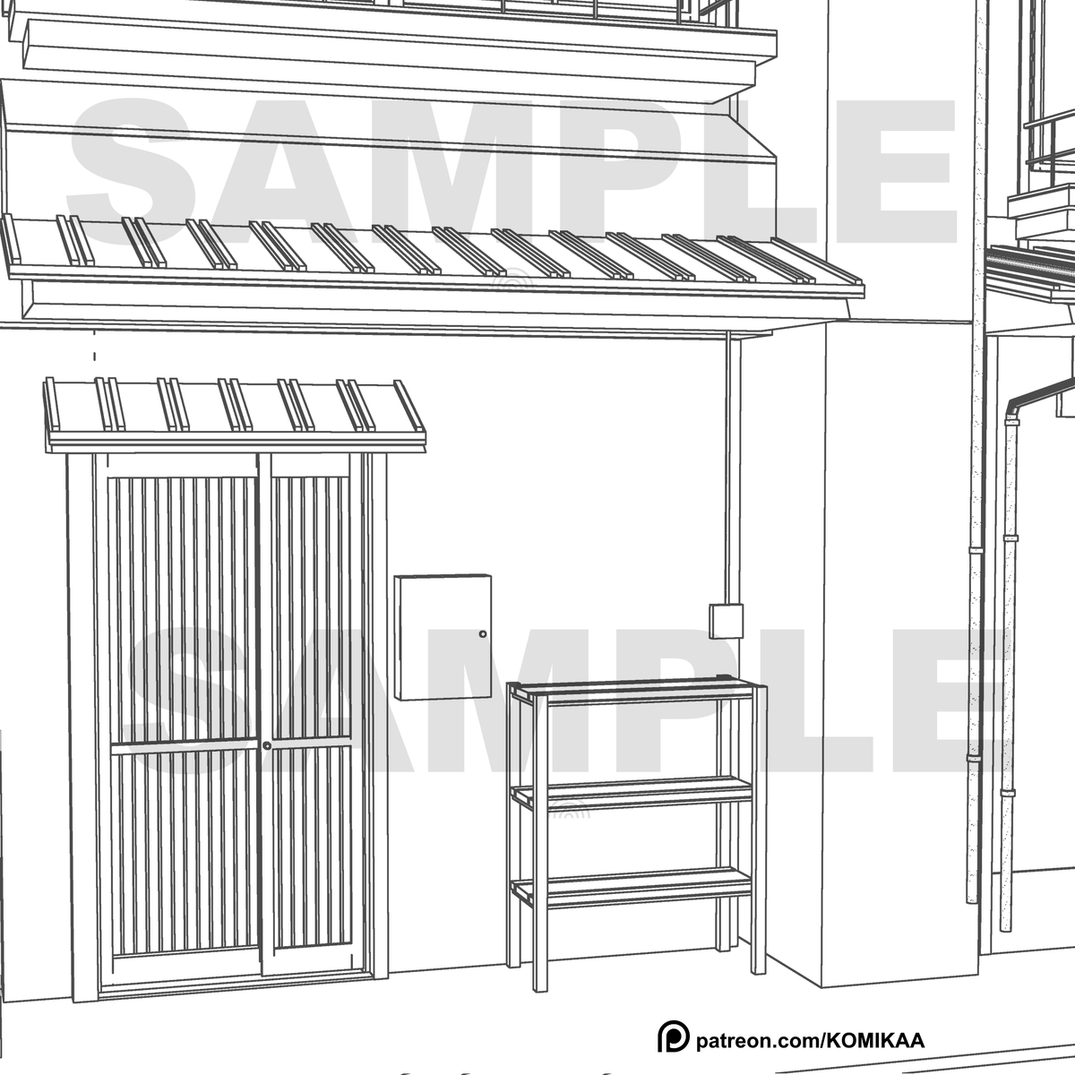 ❰ #KOMIKAA ❱     
Check out our Japanese Houses for #CLIPSTUDIO !        

Download here !
▶ patreon.com/posts/japanese…