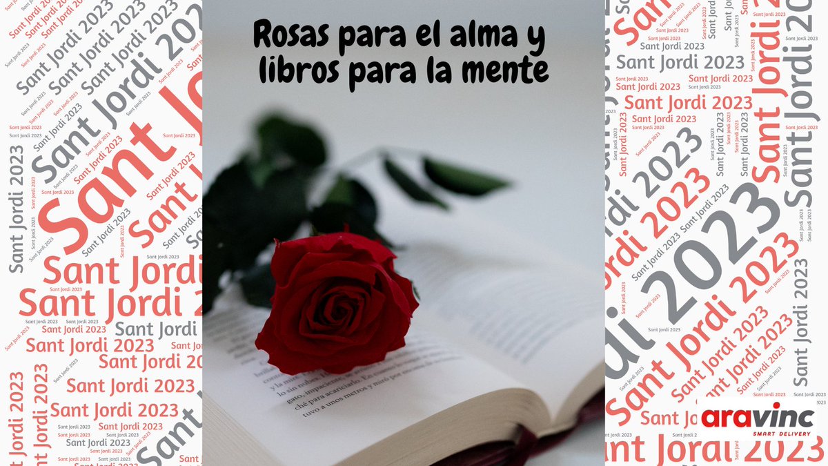 AraVincSL's tweet photo. #SantJordi2023 #llibres #libros #Rosas #Cultura https://t.co/A5Nd5zictD