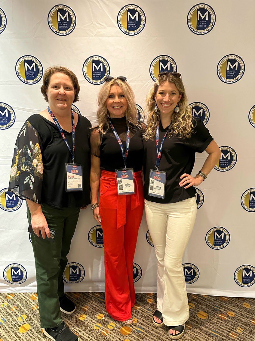 VAoftheArts's tweet image. MAGNET SCHOOLS OF AMERICA 2023 - CELEBRATING INNOVATION. CREATIVITY. TRANSFORMATION. Be BOLD! @MagnetSchlsMSA #msaconf #wearevineville #ArtsReallyTeach #Built4Bibb #pandanation